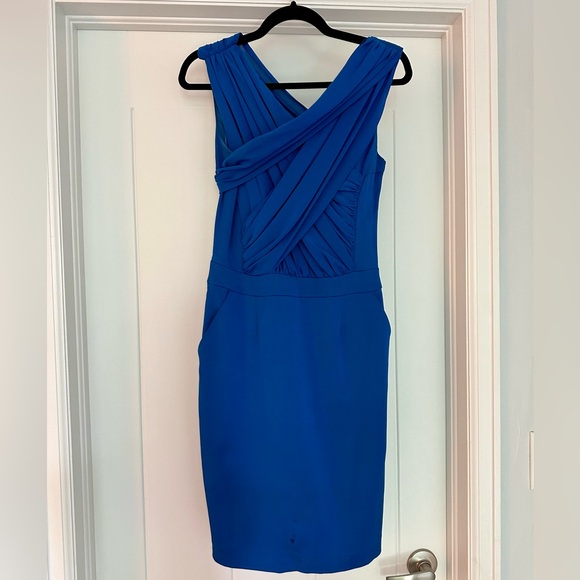 Reiss lined dress. Size 4 royal blue. Worn once. Gorgeous! - Picture 2 of 4